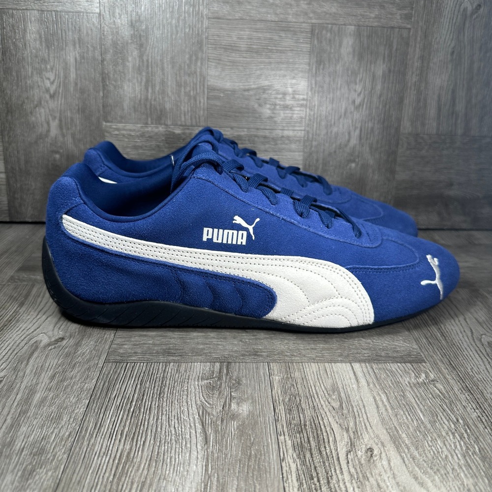 Puma Speedcat OG Sneaker Mens 11 Blue Suede 398846-87 NEW
